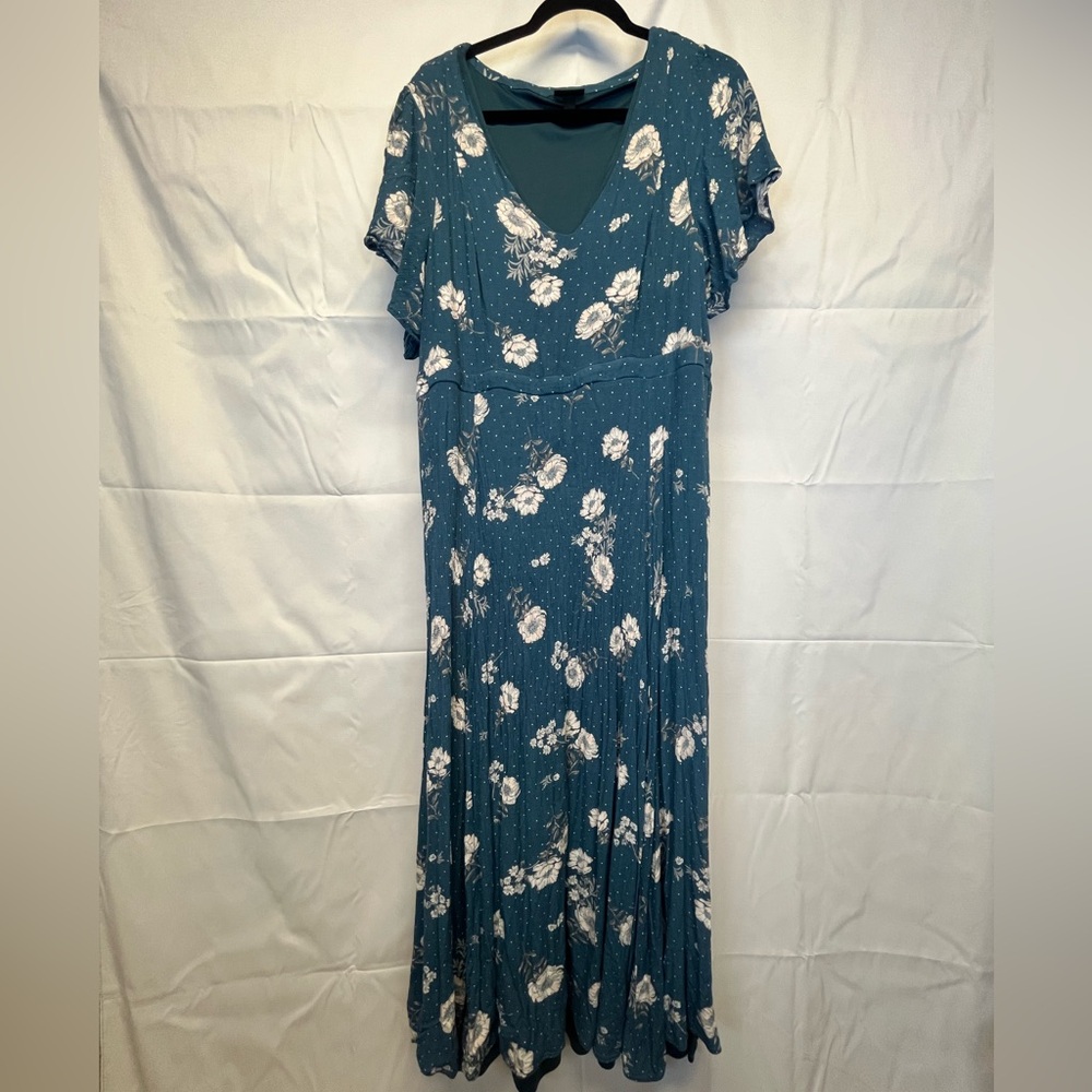 Torrid Blue Floral Maxi Dress